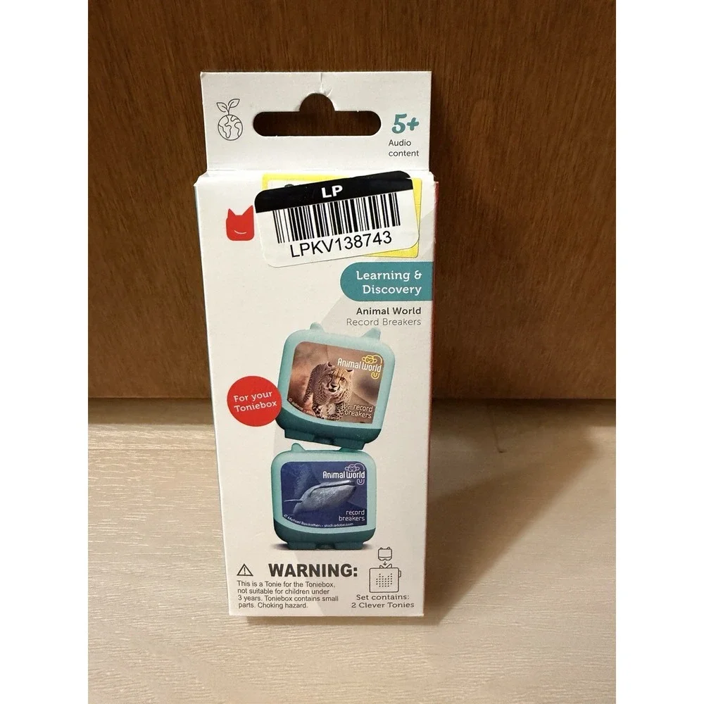Clever Tonies 2 Pack: Animal World: Cheetah and Blue Whale